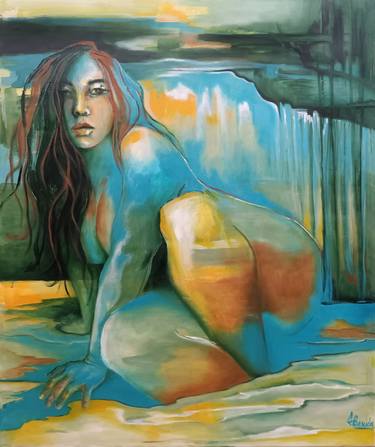 Original Nude Painting by Alicia Besada
