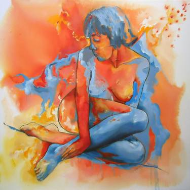 Original Figurative Nude Paintings by Alicia Besada