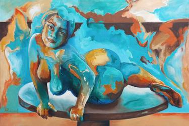 Original Figurative Nude Paintings by Alicia Besada