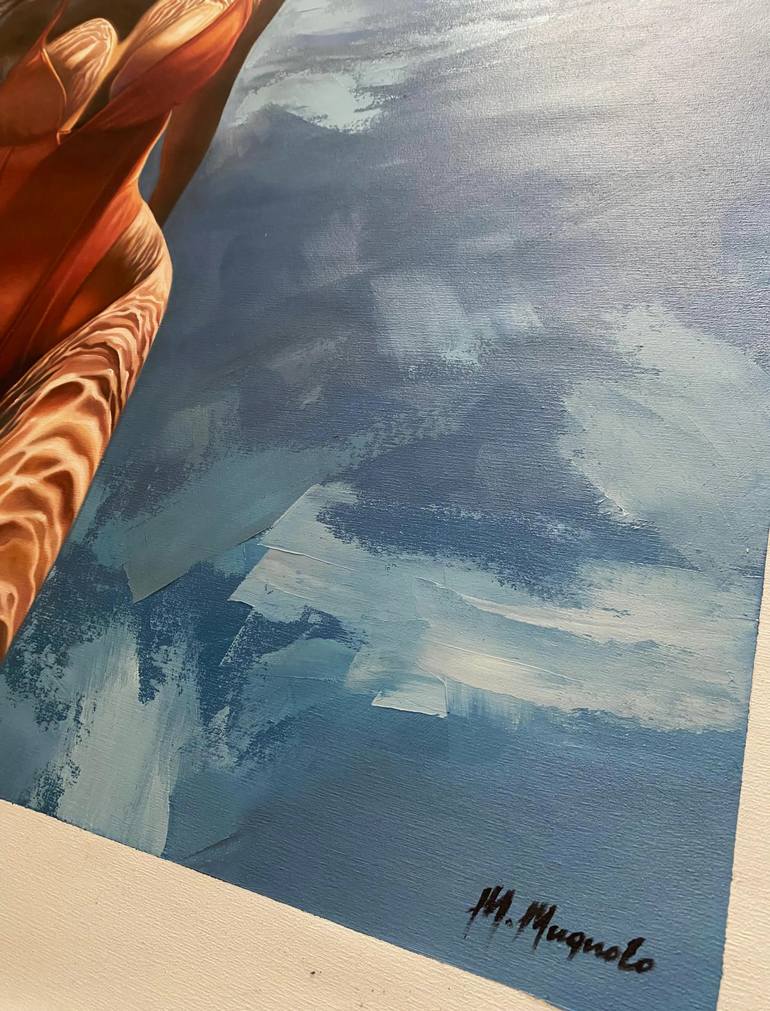 Original Photorealism Water Painting by Martin Mugnolo