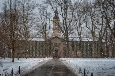 Nassau Hall in Snowstorm - Limited Edition of 25 thumb