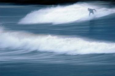 Surfing the winter sea  |  Limited Edition  Fine Art Print 1 of 10 | 40 x 60 cm thumb