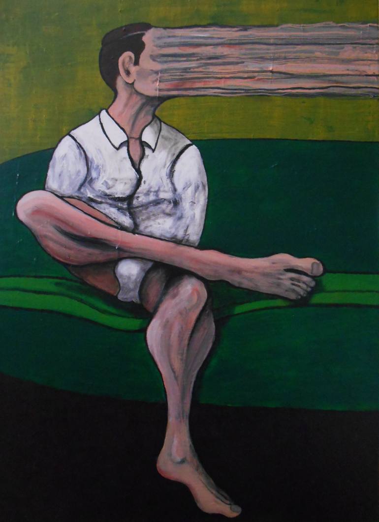 Original Expressionism Body Painting by Filip D Jensen