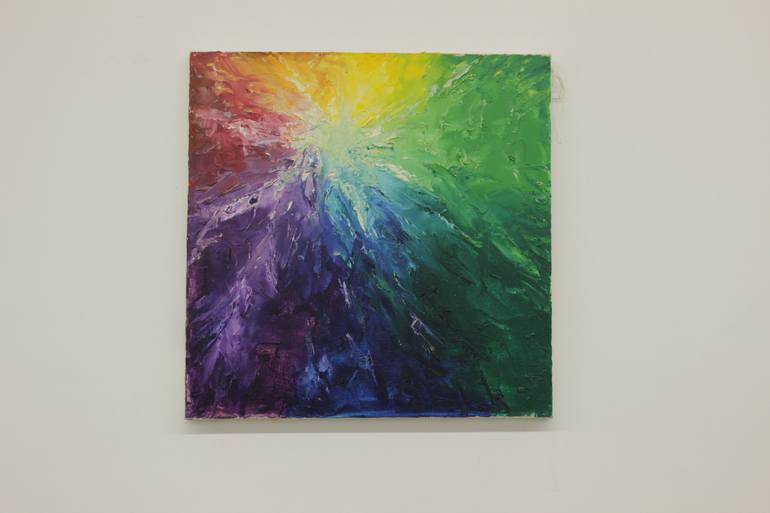 Original Abstract Expressionism Abstract Painting by Olga-Andreea Ceaglei