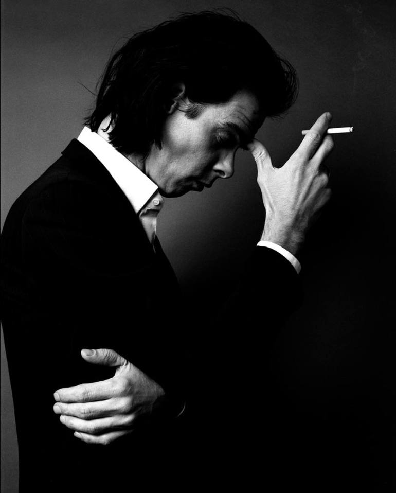 nick cave black and white clipart