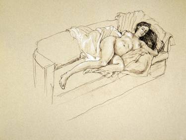 Original Nude Drawings by Ken Vonderberg