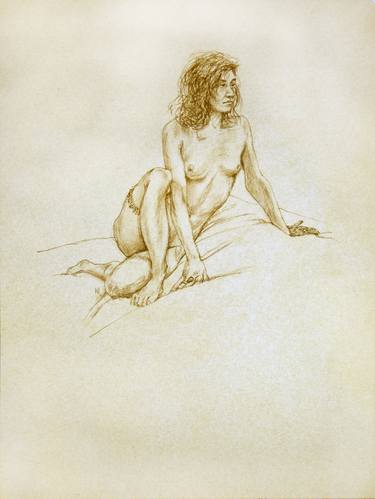 Print of Figurative Nude Drawings by Ken Vonderberg