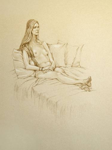 Original Nude Drawings by Ken Vonderberg