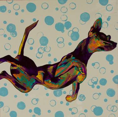 Original Pop Art Animal Paintings by Asra Rae