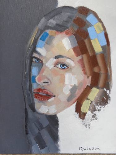 Print of Abstract Portrait Paintings by Sarka Quisova