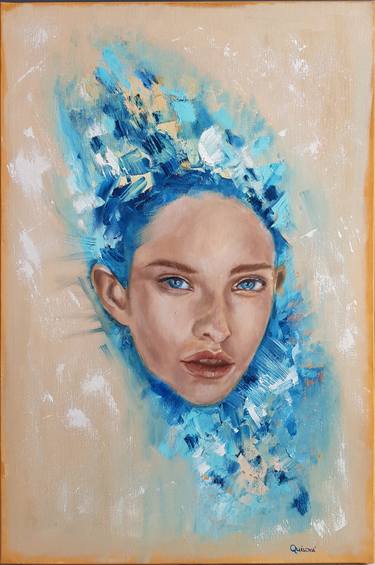 Print of Abstract Portrait Paintings by Sarka Quisova