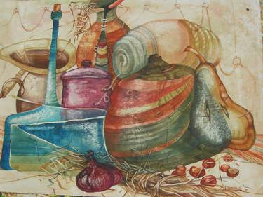 Original Fine Art Still Life Paintings by Olga and Vladimir Ulianov