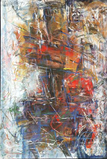 Original Expressionism Abstract Paintings by Olga and Vladimir Ulianov