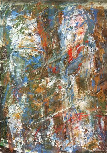 Original Abstract Painting by Olga and Vladimir Ulianov