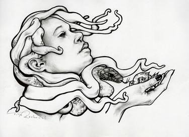 Print of Surrealism People Drawings by Filip Reszkowski
