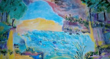 Original Pop Art Water Paintings by James Pakala