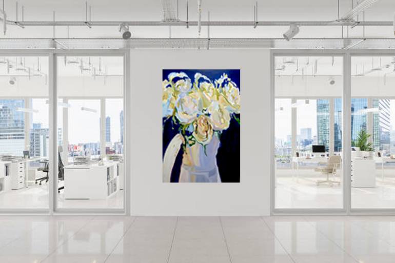 Original Abstract Still Life Painting by Jennifer Gabbay