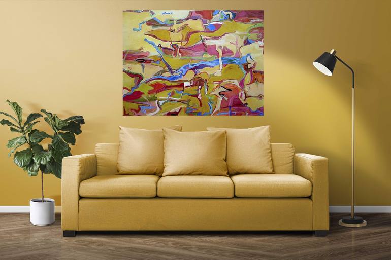 Original Abstract Nature Painting by Jennifer Gabbay