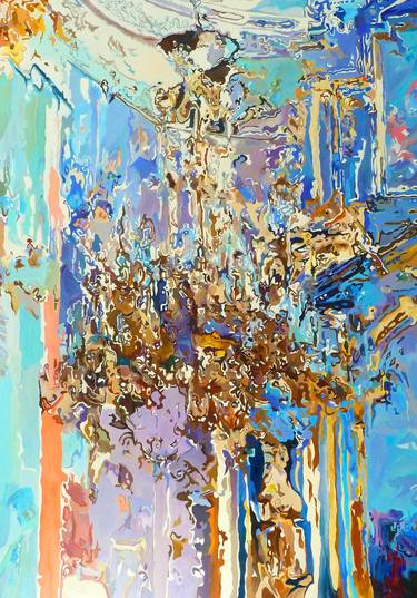 Saatchi Art Artist Jennifer Gabbay; Paintings, “CHANDELIER” #art