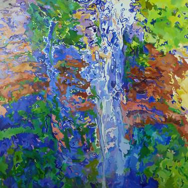 Original Abstract Water Paintings by Jennifer Gabbay