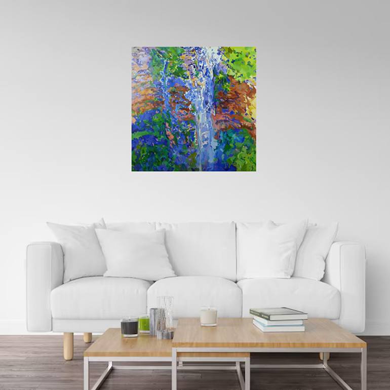 Original Abstract Water Painting by Jennifer Gabbay