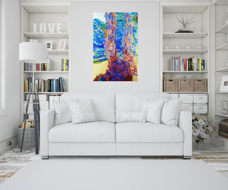 Original Abstract Landscape Painting by Jennifer Gabbay
