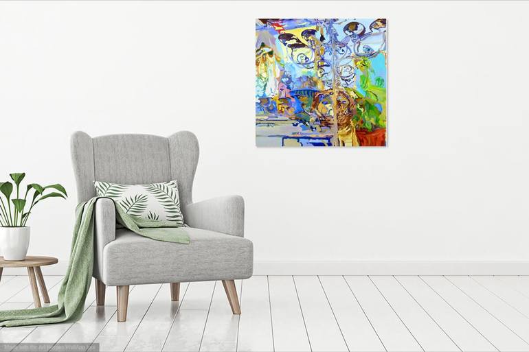 Original Interiors Painting by Jennifer Gabbay