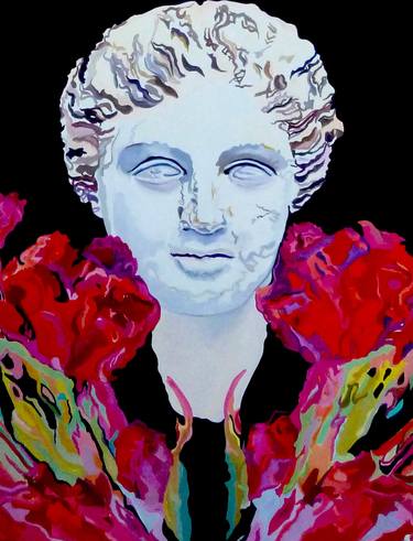 Print of Fine Art Floral Paintings by Jennifer Gabbay
