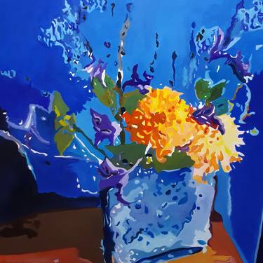 Original Abstract Still Life Paintings by Jennifer Gabbay