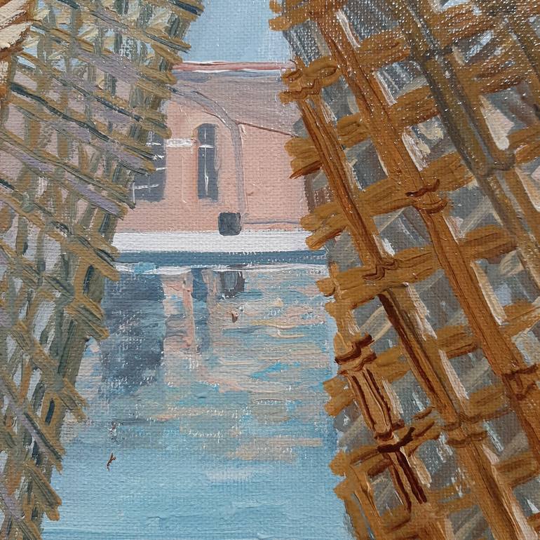 Original Documentary Garden Painting by Olesya Kaznokh