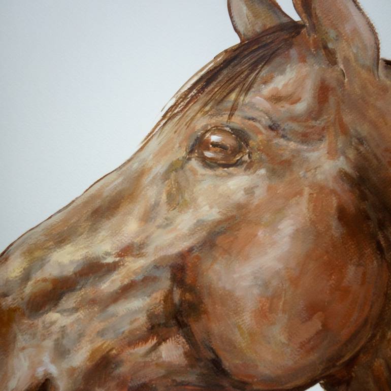 Original Horse Painting by Ann Abel Iseux