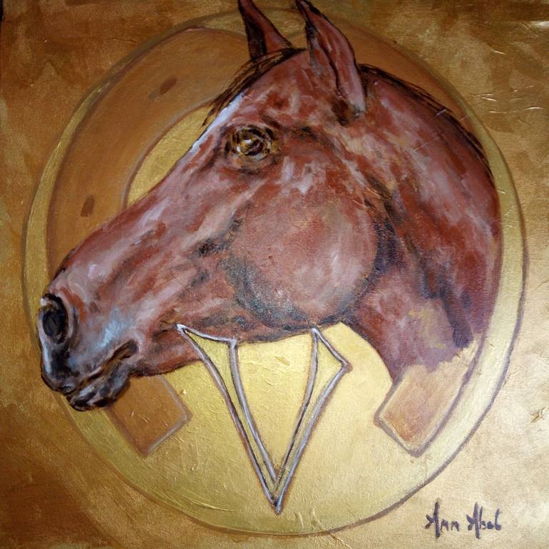 Original Horse Painting by Ann Abel Iseux