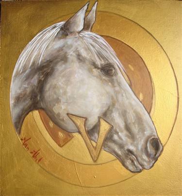 Original Fine Art Horse Paintings by Ann Abel Iseux