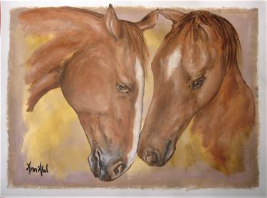 Original Horse Paintings by Ann Abel Iseux