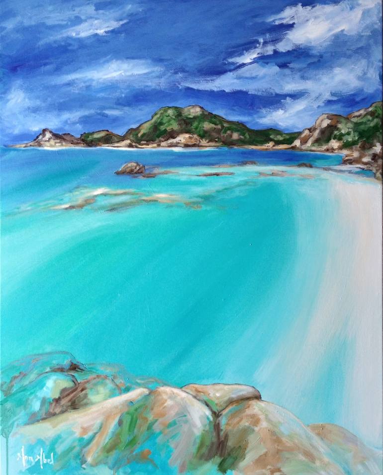 Original Seascape Painting by Ann Abel Iseux