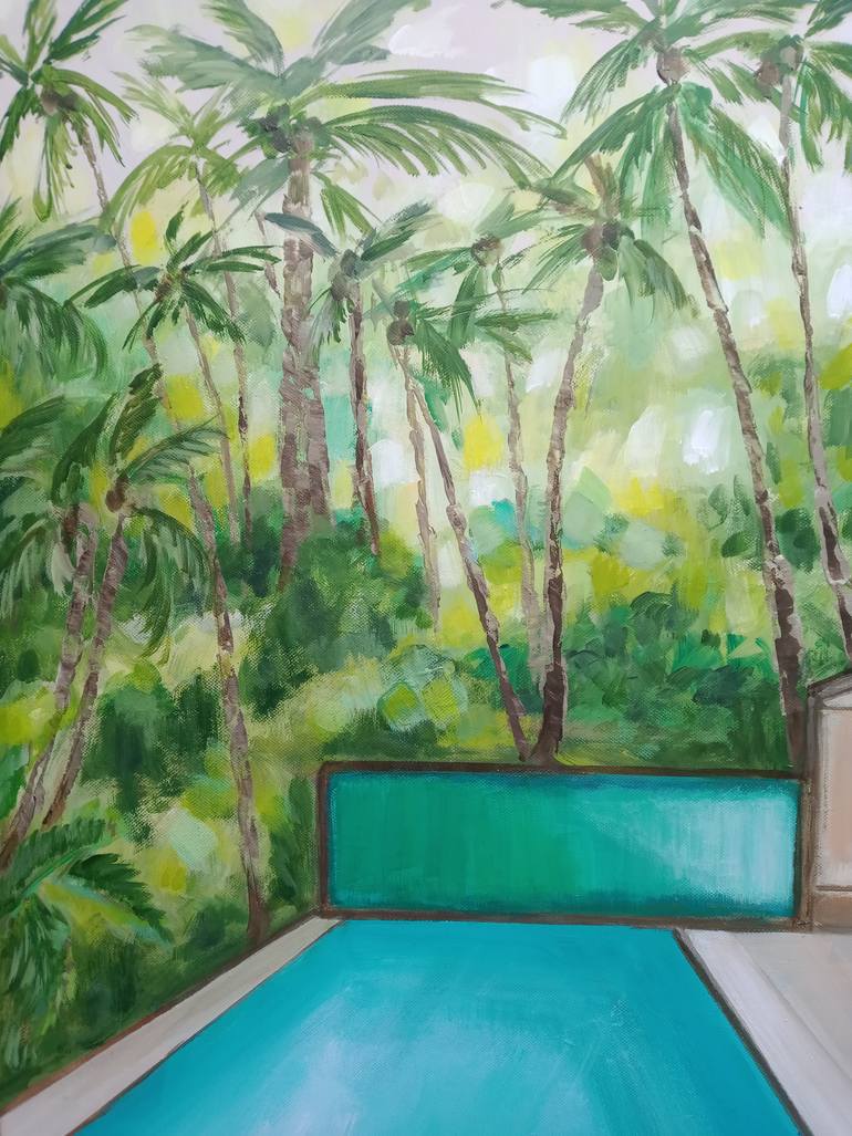 Original Minimalism Architecture Painting by Ann Abel Iseux