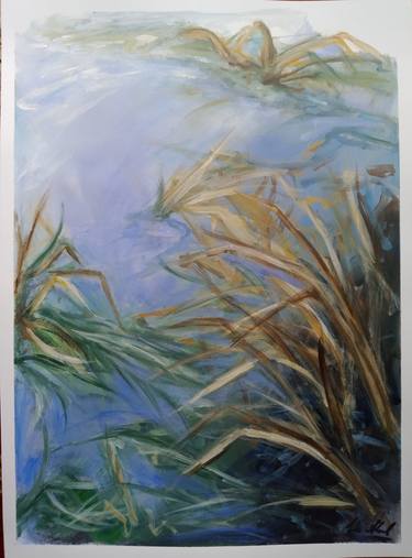Original Impressionism Nature Painting by Ann Abel Iseux