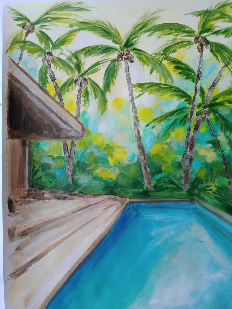 Original Impressionism Nature Painting by Ann Abel Iseux
