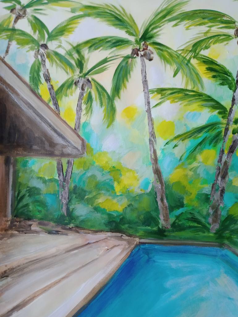 Original Impressionism Nature Painting by Ann Abel Iseux