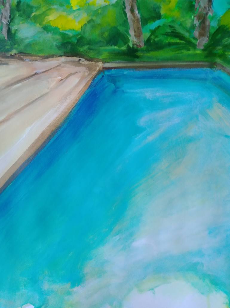 Original Impressionism Nature Painting by Ann Abel Iseux