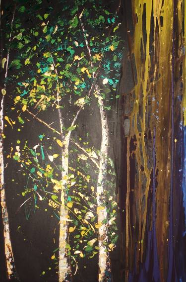 Original Abstract Expressionism Nature Paintings by Ann Abel Iseux