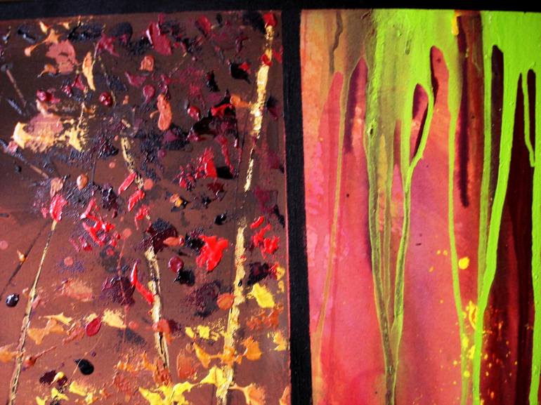 Original Abstract Expressionism Nature Painting by Ann Abel Iseux