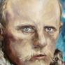 Portrait of the Norwegian explorer of arctic Fridtjof Nansen (1861-1930), humanitarian, oceanographer, Nobel prize... North Pole explorer.
(Portrait painted in 2017)
