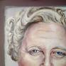 Agatha Christie realist portrait