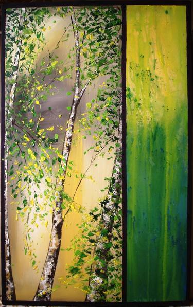 Original Abstract Expressionism Nature Paintings by Ann Abel Iseux