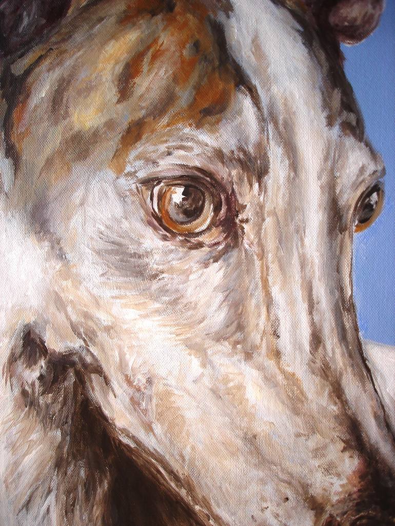 Original Fine Art Dogs Painting by Ann Abel Iseux