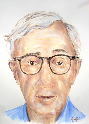 Woody Allen portrait. Sketch. thumb