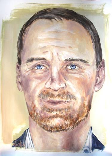 Michael Fassbender portrait. Sketch. thumb