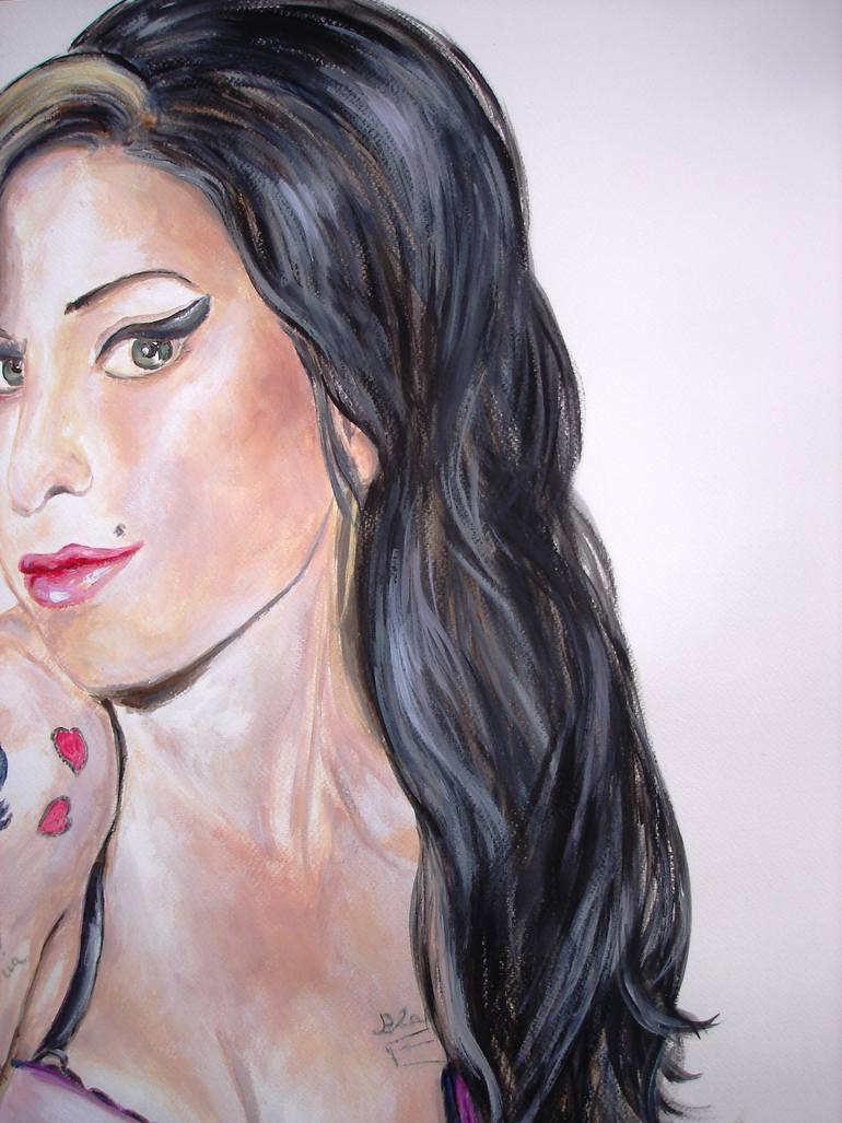 Original Portraiture Pop Culture/Celebrity Painting by Ann Abel Iseux