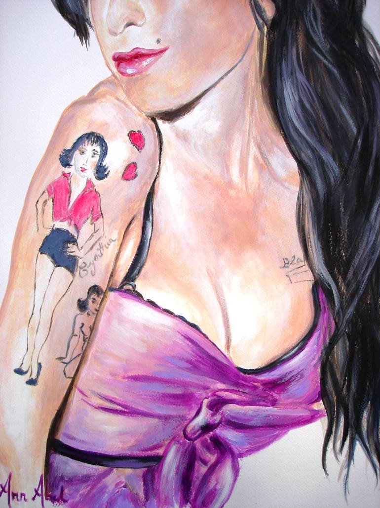 Original Portraiture Pop Culture/Celebrity Painting by Ann Abel Iseux